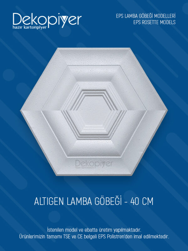 Altıgen Lamba Göbeği 40cm