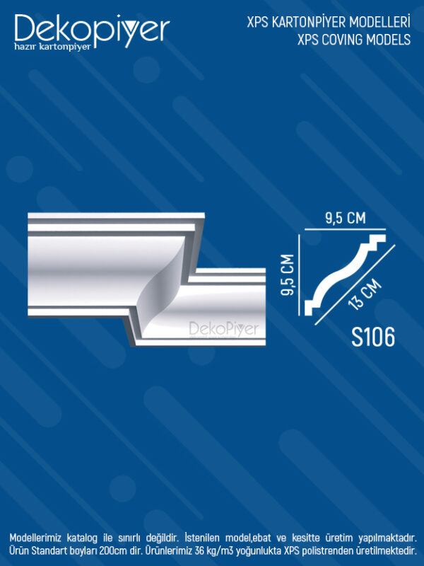 s106 xps stropiyer kartonpiyer